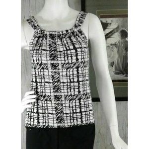 Talbots Womens Tank Top Size Small  Petite  Black